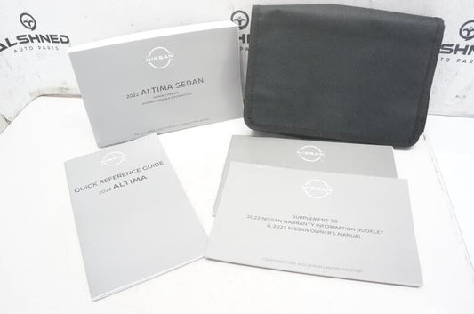 2022 Nissan Altima Sedan Owner's Manual Book Case OM22EA 034U0 OEM - Alshned Auto Parts