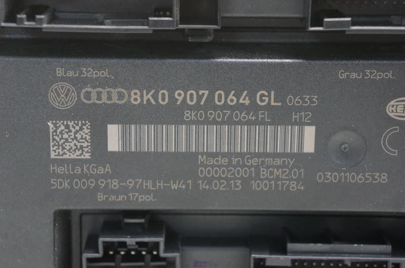 2013-2017 Audi A4 Body Computer Control Module BCU BCM 8K0-907-064-GL OEM Alshned Auto Parts