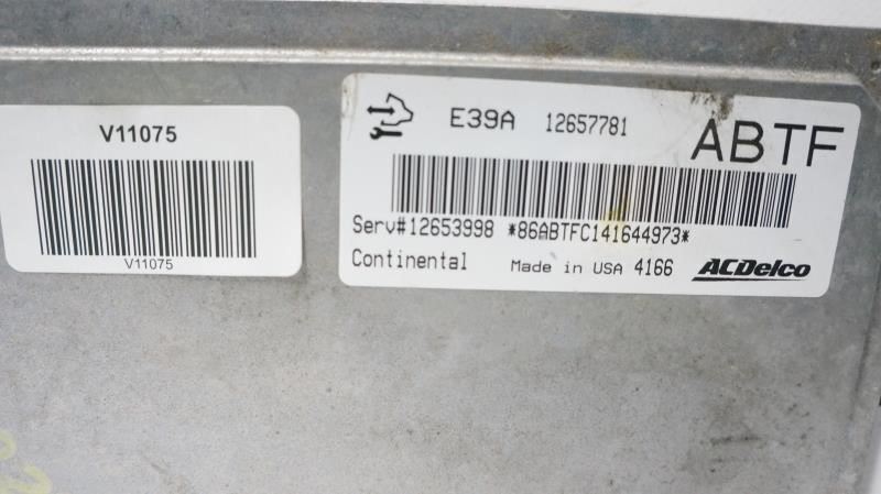 2014 Buick Verano Engine Computer Control Module ECU ECM 12657781 OEM - Alshned Auto Parts