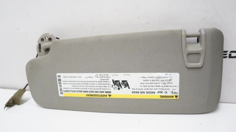 2013 Cadillac ATS Passenger Right Sun Visor Gray 22980477 OEM - Alshned Auto Parts