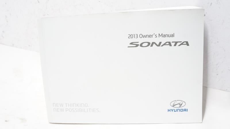 2013 Hyundai Sonata Owner's Manual - Alshned Auto Parts