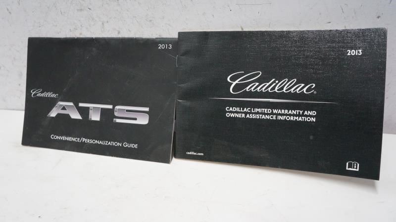 2013 Cadillac ATS Personalization Guide & Warranty Book - Alshned Auto Parts