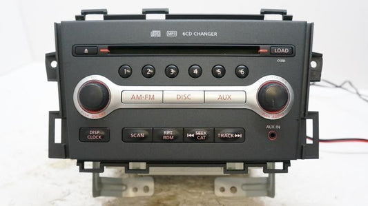 09-10 Nissan Murano 6 Disc CD MP3 AUX Radio OEM 28185-1AA0A ID CY25D - Alshned Auto Parts