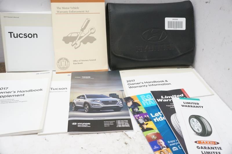 2017 Hyundai Tucson Owner's Manual Book Guide Set with Case - Alshned Auto Parts