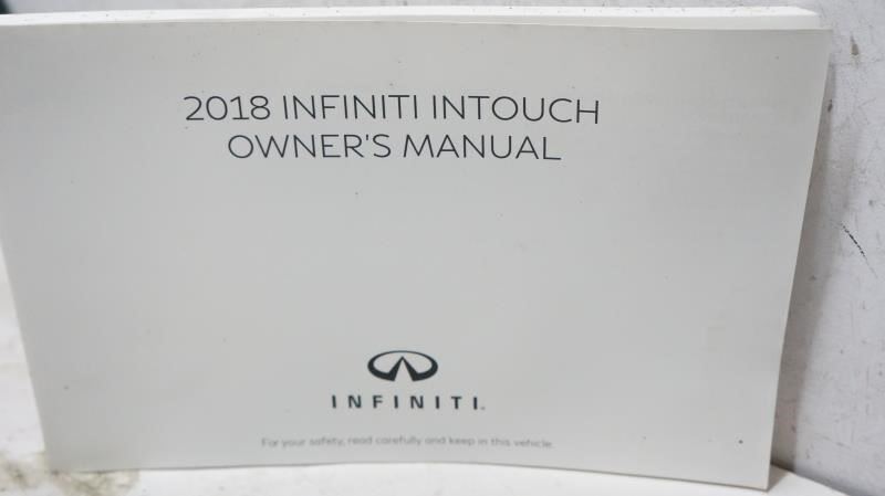 2018 Infiniti Q50 Owner's Manual Book Set with Case - Alshned Auto Parts