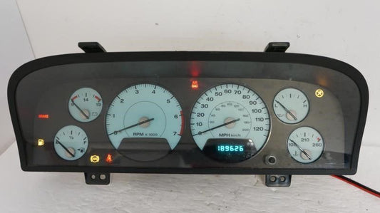 02-04 Jeep Grand Cherokee Speedometer Cluster Mileage 189,626 OEM 56042919AI - Alshned Auto Parts