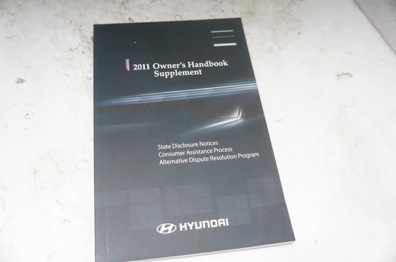 2011 Hyundai Sonata Owner's Manual Book Set with Case - Alshned Auto Parts