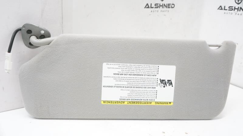 2011-2014 Toyota Sienna Passenger Right Sun Visor Gray 74310-08030-B0 OEM - Alshned Auto Parts