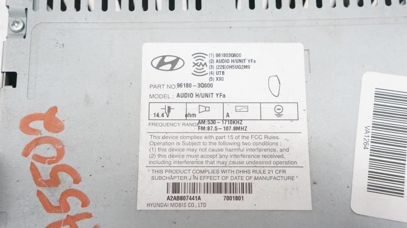 *READ* 12 Hyundai Sonata MP3 CD SAT Radio OEM 96180-3Q600 - Alshned Auto Parts