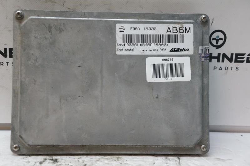 2016 Chevrolet Traverse  Engine Computer Control Module ECU ECM 12666658 OEM - Alshned Auto Parts