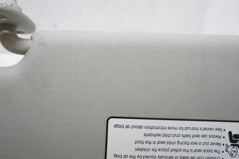 2010-2013 Kia Forte Passenger Right Sun Visor Gray 852201M3008O OEM - Alshned Auto Parts