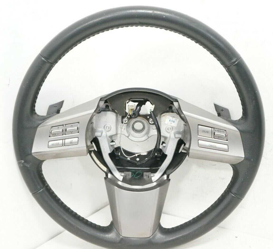 2011 SUBARU LEGACY OUTBACK STEERING WHEEL 34312AJ01CVH OEM - Alshned Auto Parts