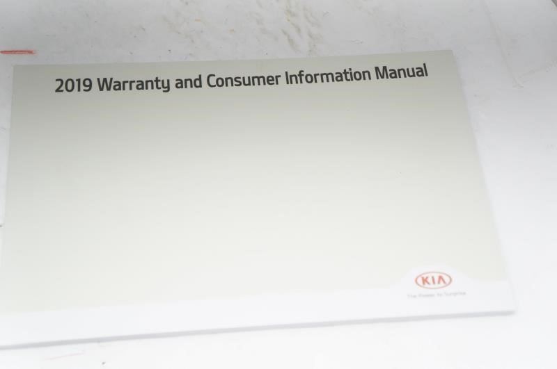 2019 Kia Forte Owner's Manual & Warranty Manual with Case - Alshned Auto Parts