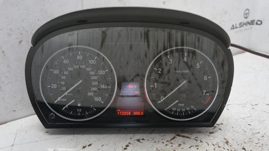 2007-2012 BMW 328i Speedometer Gauge Instrument Cluster 112k 9166837-02 OEM - Alshned Auto Parts