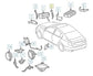 2006 LEXUS GS300 GS350 radio navigation support brackets right & left OEM - Alshned Auto Parts