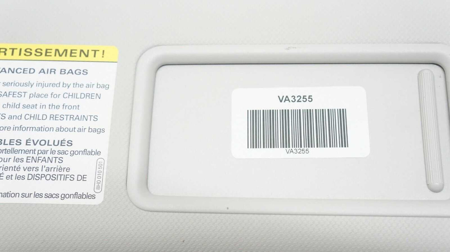 09-12 Audi A4 Passenger Right Side Sun Visor (Beige) OEM 8K0-857-552-L-8S0 - Alshned Auto Parts