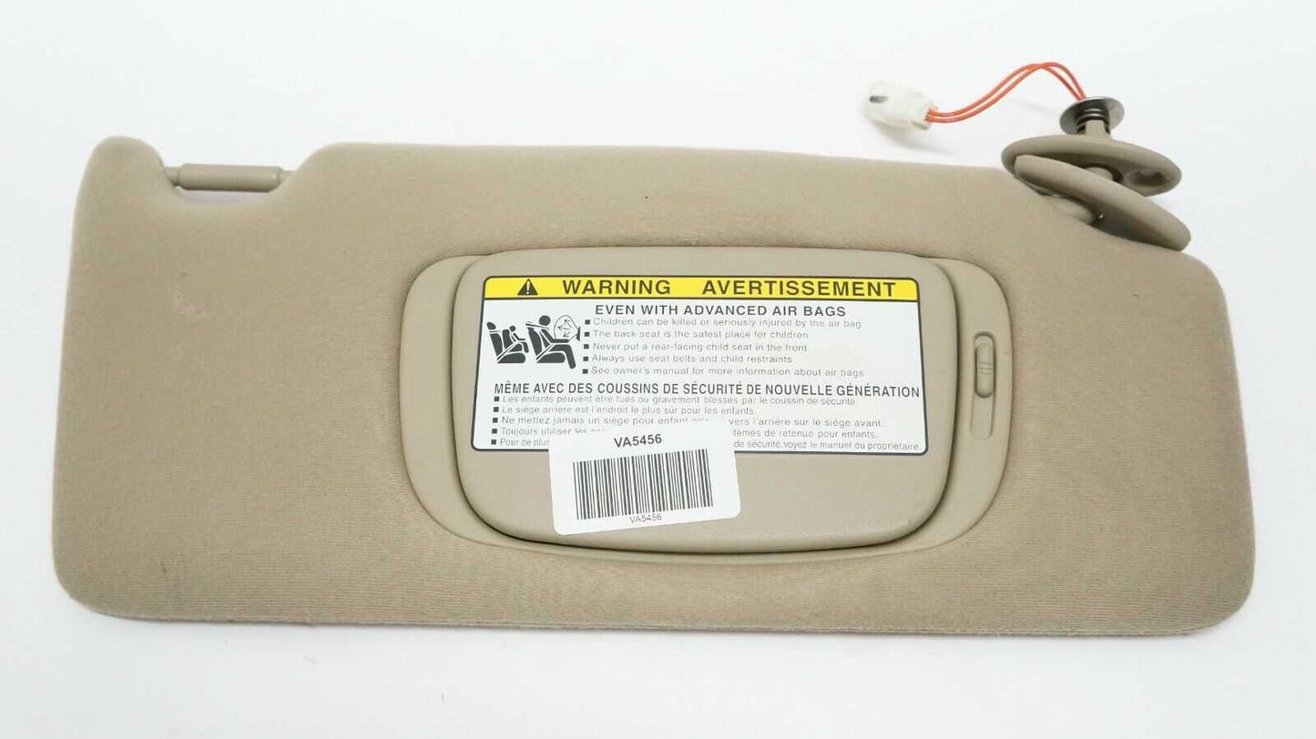 04-06 Lexus RX330 Passenger Right Side Sun Visor (BEI) OEM 74310-0E011-A0 - Alshned Auto Parts