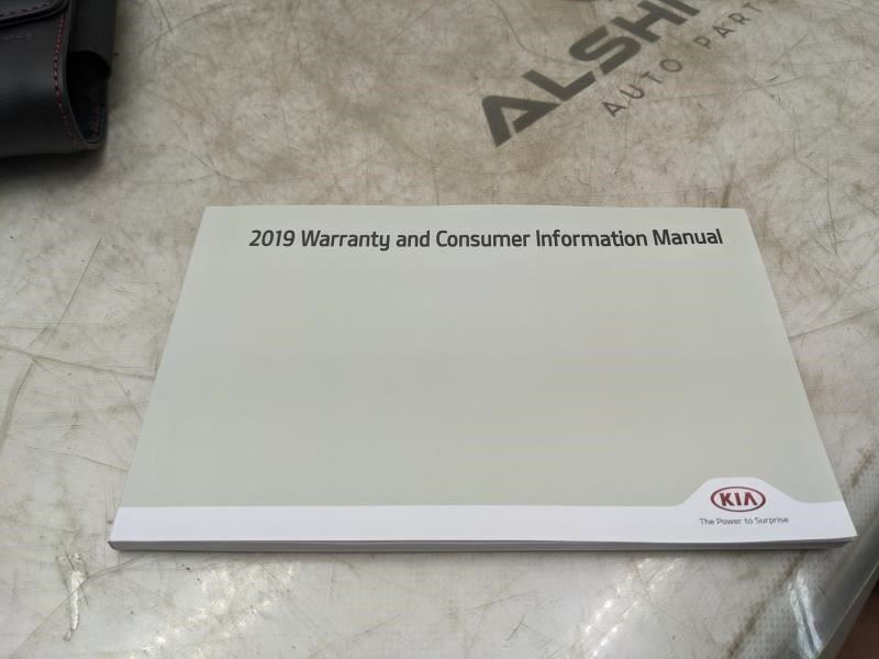 2019 Kia Sorento Owners Manual Set with Case KXG5-EU94I OEM - Alshned Auto Parts