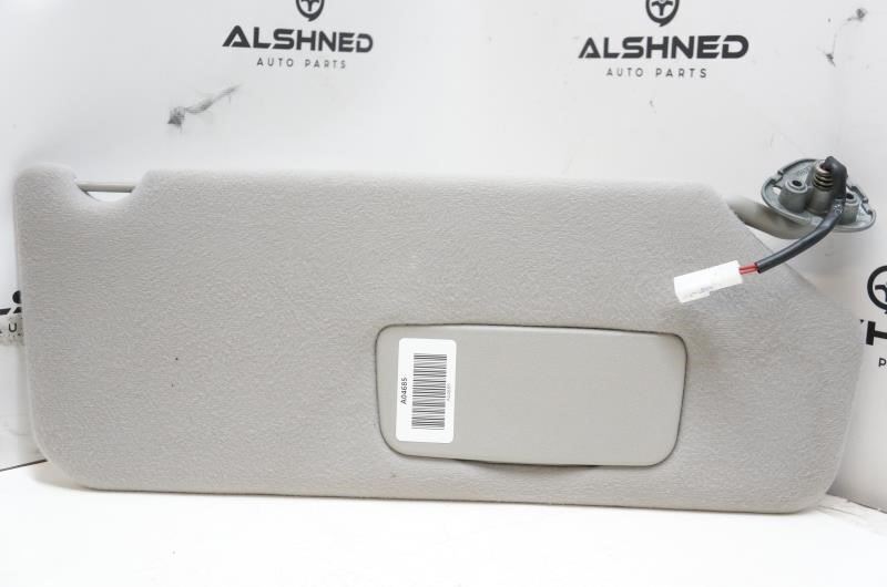 2011-2014 Toyota Sienna Passenger Right Sun Visor Gray 74310-08030-B0 OEM - Alshned Auto Parts