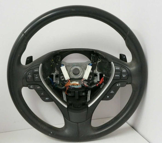 2013-2015 Acura ILX / RDX Steering Wheel Black Leather 78501-TX4-A00ZA OEM - Alshned Auto Parts