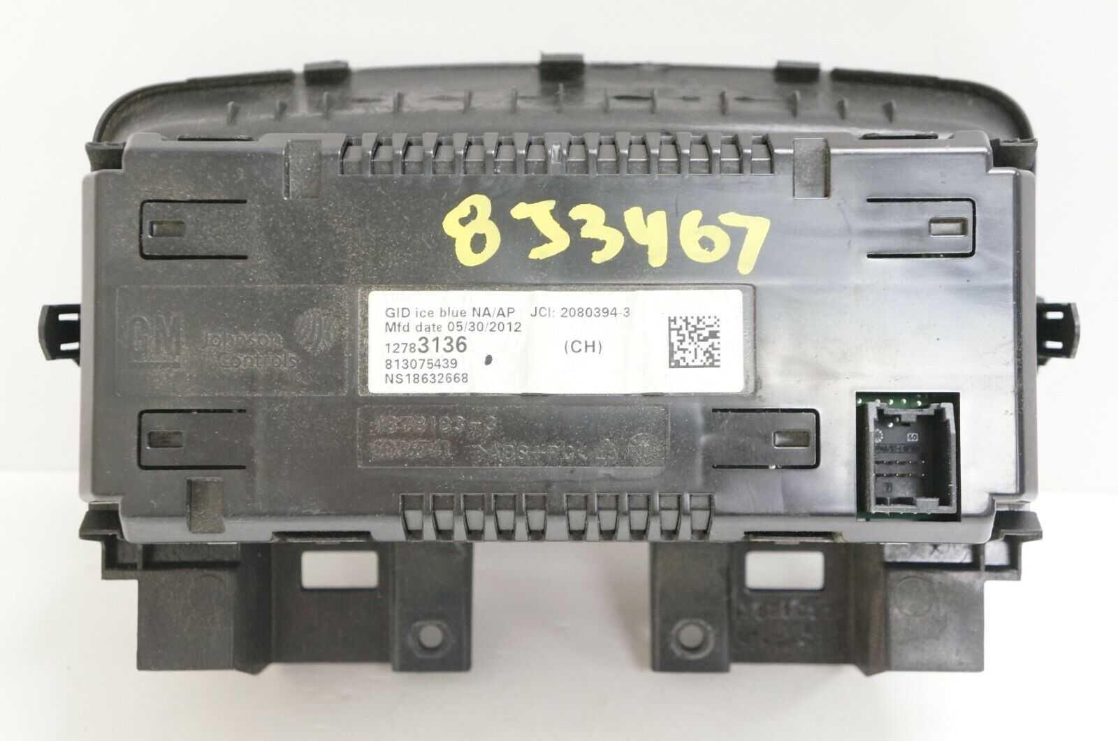 11-13 Buick Regal Chevrolet Cruze Driver Screen Info Display OEM 12783136 - Alshned Auto Parts