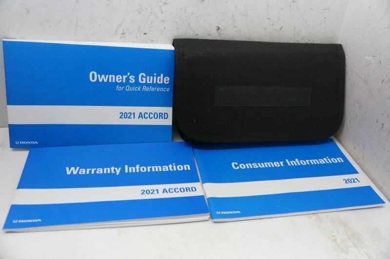 2021 Honda Accord Owner's Guide Book Set with Case - Alshned Auto Parts