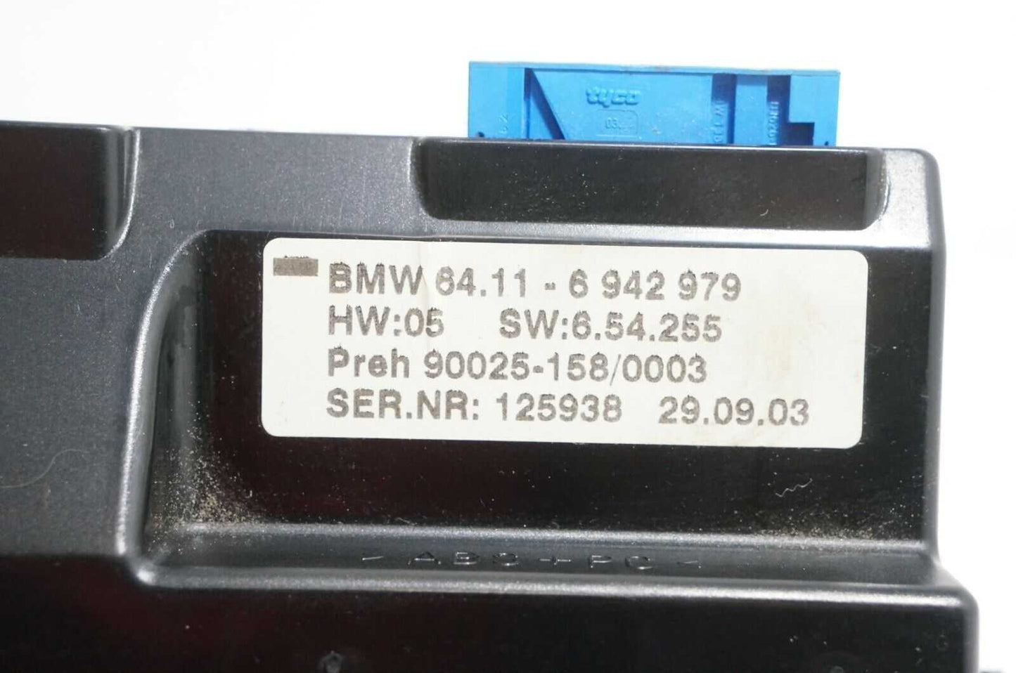 2002-2005 BMW 745i Heat A/C Temperature Climate Control OEM 64.11-6 942 979 - Alshned Auto Parts