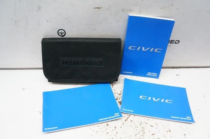 2019 Honda Civic Owner's Guide Book Case 00X31-TBG-G300 OEM - Alshned Auto Parts