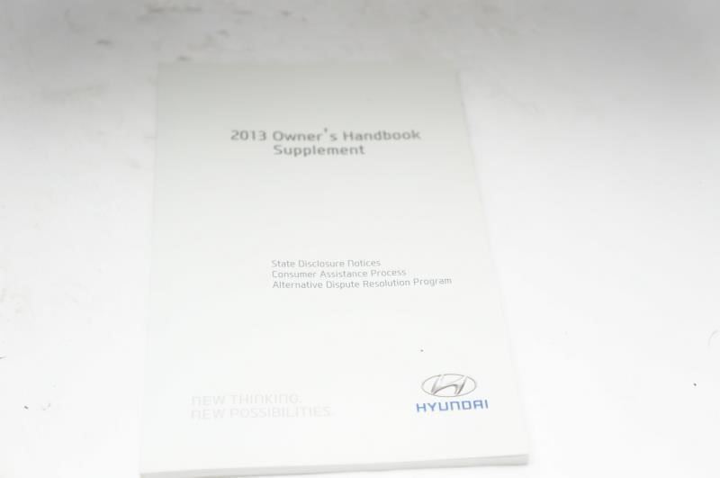 2013 Hyundai Sonata Owner's Manual Book Set with Case R1915 - Alshned Auto Parts