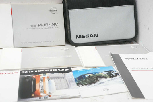 2005 Nissan Murano Reference Guide and Navigation System manual with Case - Alshned Auto Parts