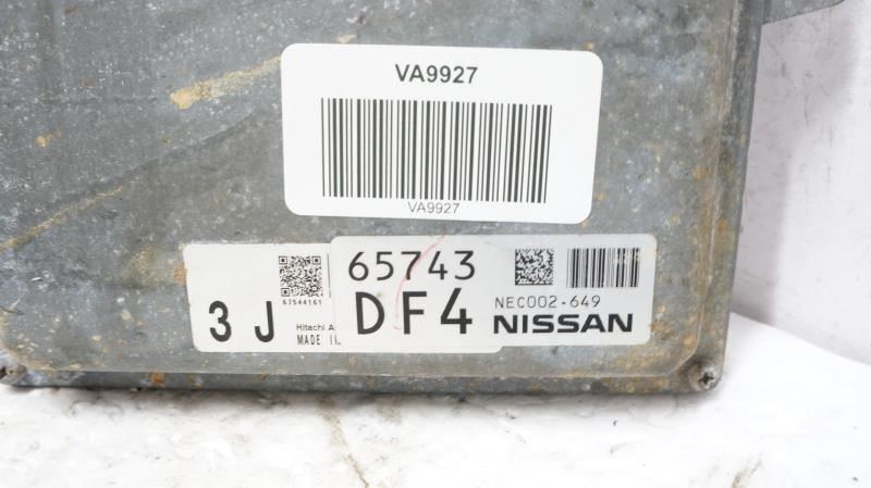 2012 Nissan Murano 3.5L Engine Computer Control Module ECU ECM NEC002-649 OEM - Alshned Auto Parts