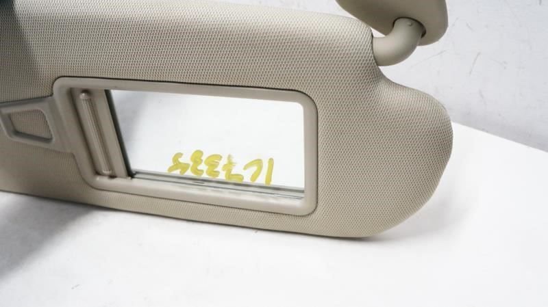 2011-2016 Kia Optima Passenger Right Sun Visor Beige 852022T020UP OEM - Alshned Auto Parts