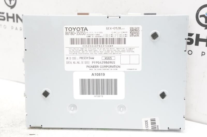 2014-2020 Toyota SiriusXM Satellite Radio Receiver Module 86180-35050 OEM - Alshned Auto Parts