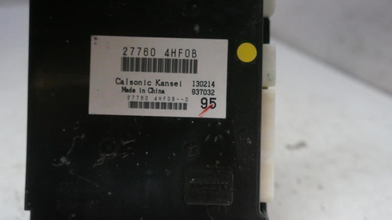 2014-2015 Infiniti Q50 AC Heater Temperature Control Module 277604HF0B OEM - Alshned Auto Parts