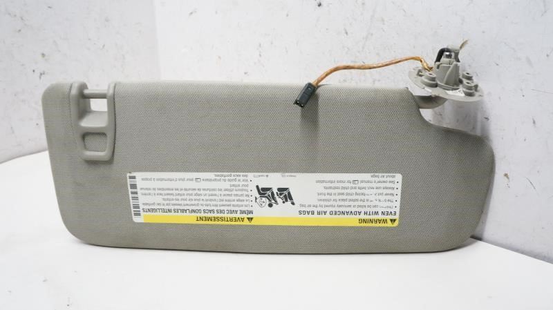 2013 Cadillac ATS Driver Left Sun Visor Gray 22980473 OEM - Alshned Auto Parts