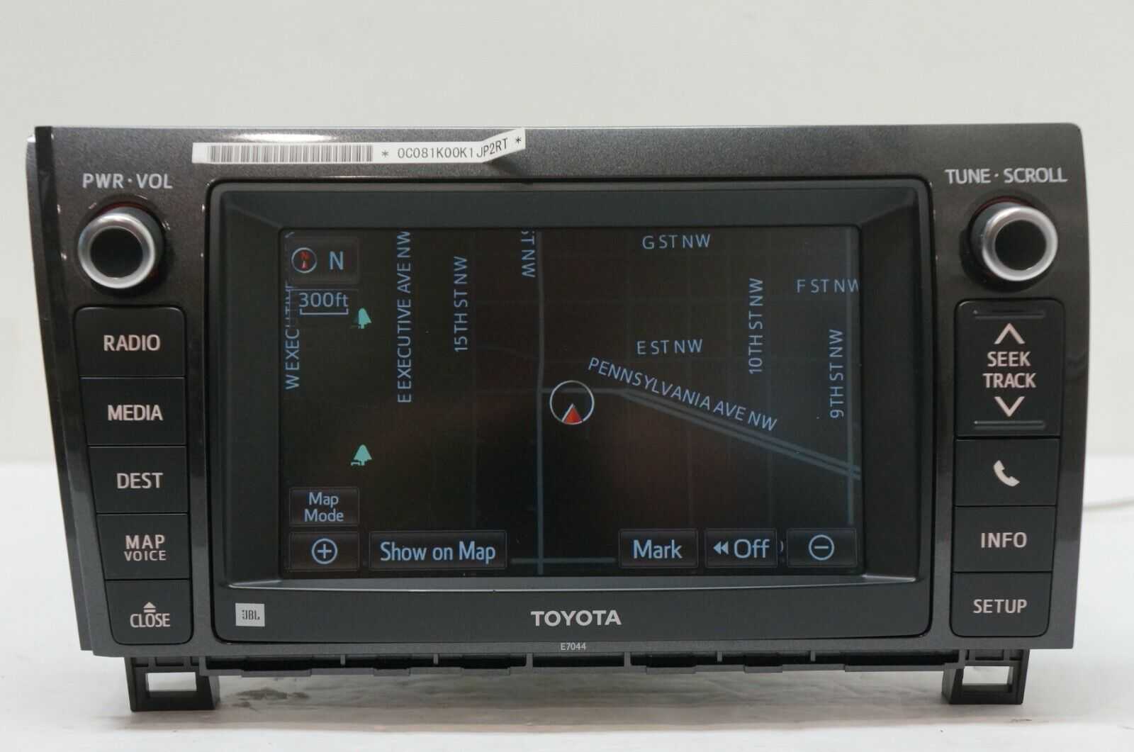 2013 2014 Toyota Sequoia Tundra Navigation Radio Receiver 86107-0C021 OEM E7044 Alshned Auto Parts