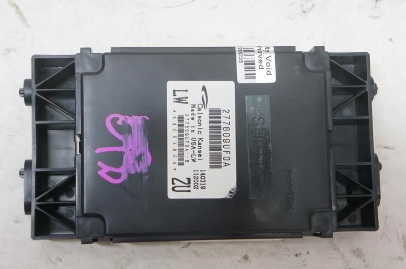 19 20 NISSAN Murano A/C CLIMATE TEMPERATURE ECM MODULE 277609UF0A OEM - Alshned Auto Parts