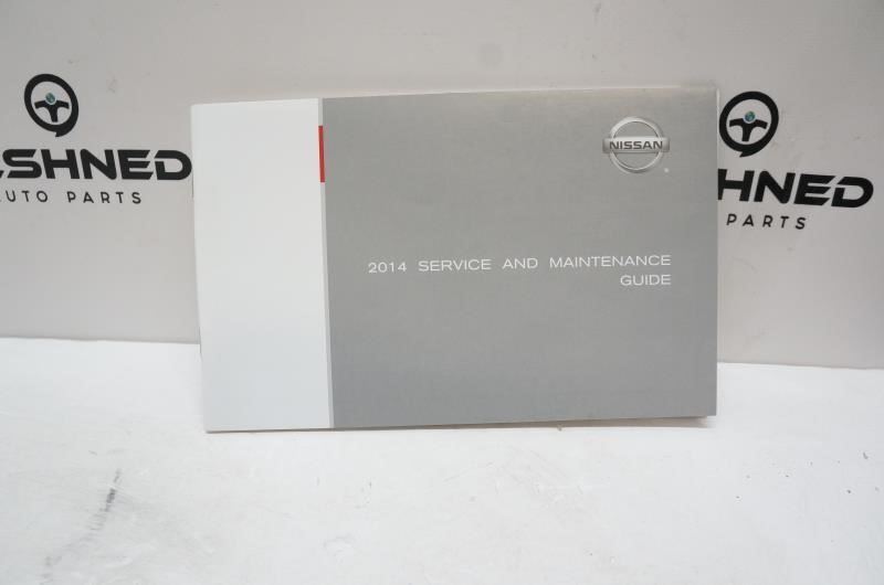 2014 Nissan Versa Sedan Owner's Manual Set with Case - Alshned Auto Parts