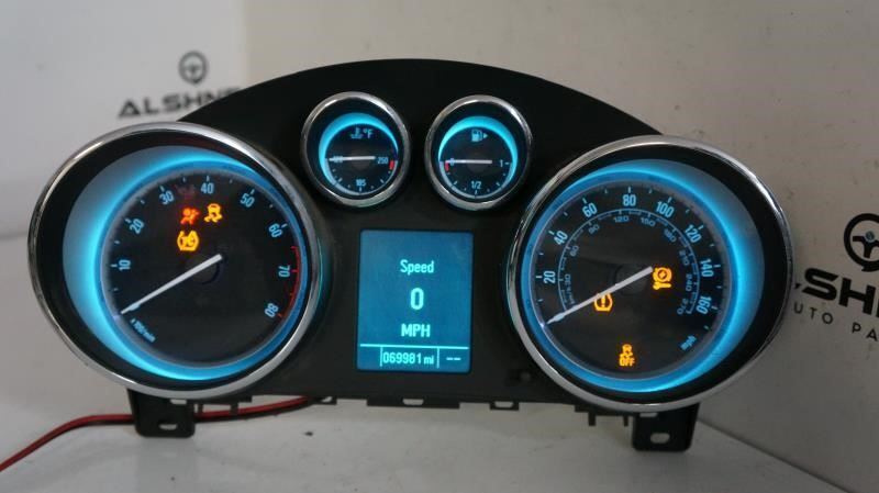 2014-2015 Buick Verano Speedometer Gauge Instrument Cluster 69k 22993180 OEM - Alshned Auto Parts