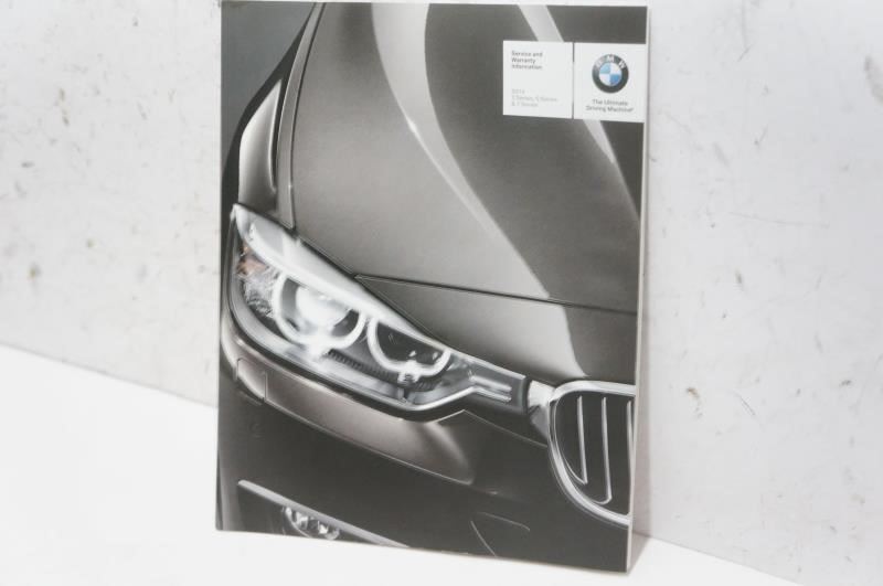 2014 BMW 3,5,7 Series Service and Warranty Info & Safety Tips Booklet - Alshned Auto Parts