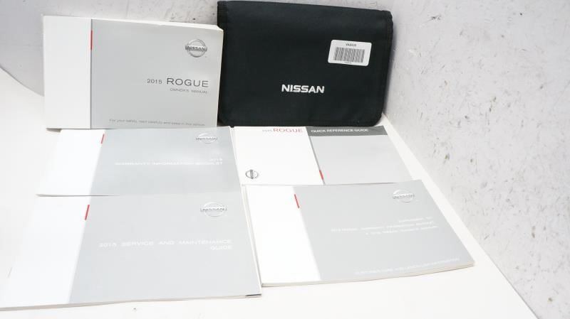 2015 Nissan Rogue Owner's Manual Book Set with Case - Alshned Auto Parts