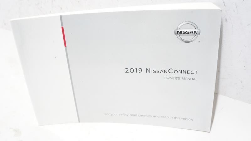 2019 Nissan Connect Owner's Manual - Alshned Auto Parts