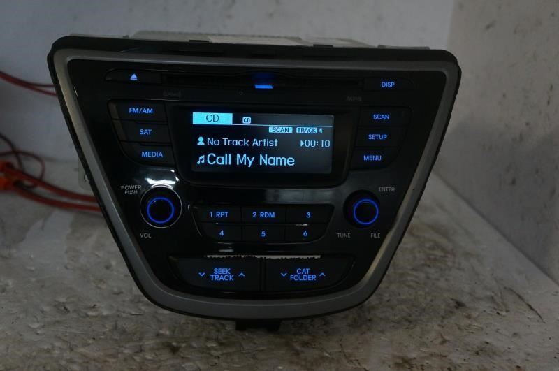 14-16 Hyundai Elantra AM FM CD XM MP3 Radio Receiver 96170-3X156GU OEM - Alshned Auto Parts