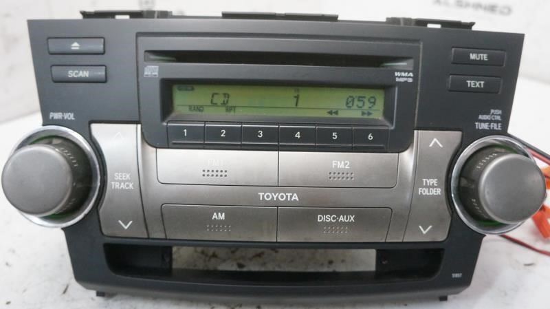 *READ 2008-2010 Toyota Highlander AM FM CD MP3 Radio Receiver 86120-48E40-C0 OEM - Alshned Auto Parts