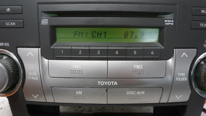 2008-2010 Toyota Highlander AM FM CD MP3 Radio Receiver 86120-0E220-E0 OEM - Alshned Auto Parts