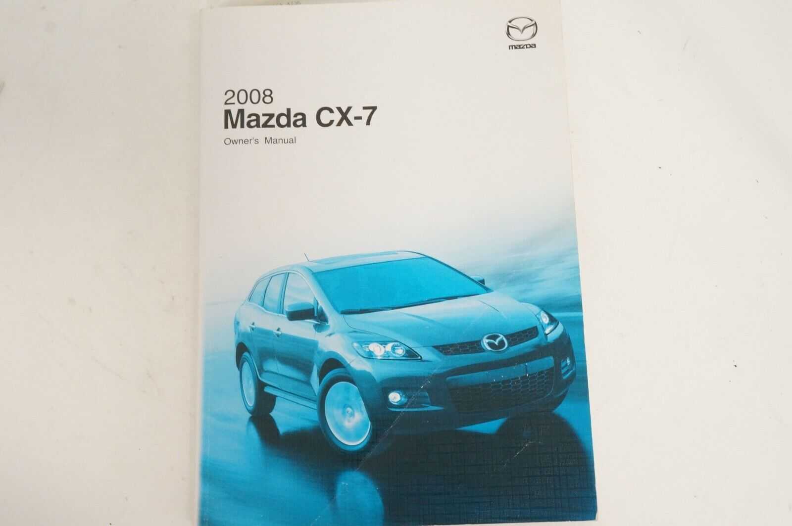 MAZDA CX-7 2008 OWNERS MANUAL SET WITH CASE warranty information - Alshned Auto Parts