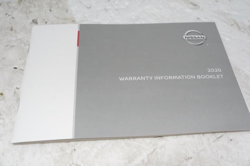 2020 Nissan Sentra Owner's Manual Book Guide Set with Case - Alshned Auto Parts