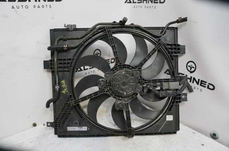 2012 Nissan Versa S 1.6L Radiator Cooling Fan Motor Assembly 214033AB3A OEM Alshned Auto Parts