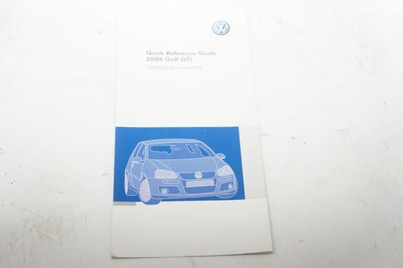 2006 Golf GTI Owner's Guide Books Set with Case - Alshned Auto Parts