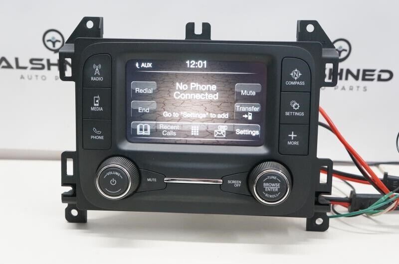 18-20 Jeep Wrangler AM-FM Radio 5" Touch-screen Uconnect VP2 OEM 68428543AC - Alshned Auto Parts